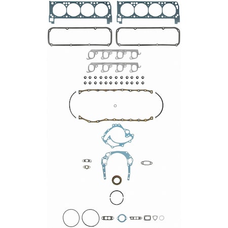 Fel-Pro Ford-Pas&Tk/Merc 351C/351M/40070-82Vc Full Gasket Set, Fs8347Pt FS8347PT